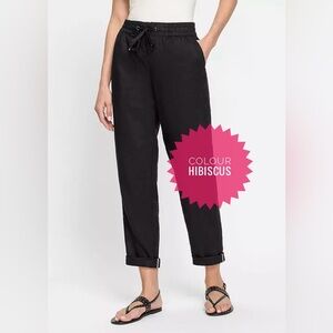 OLSEN | Hibiscus Linen Pants